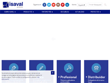 Tablet Screenshot of isaval.es